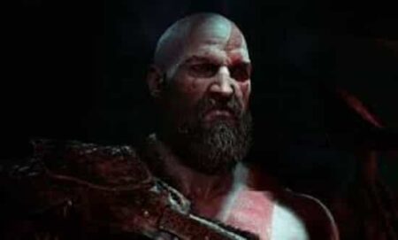 God of War fan art shows an older man Kratos